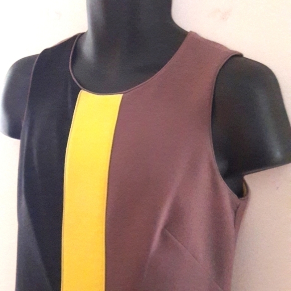 VINCE CAMUTO Retro Style Color Block Dress, 6 - Picture 3 of 8